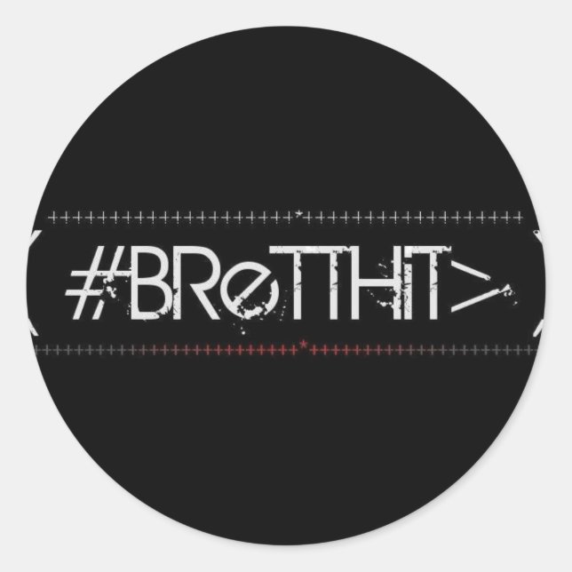 BrettHit Sticker (Rounded) (Vorderseite)