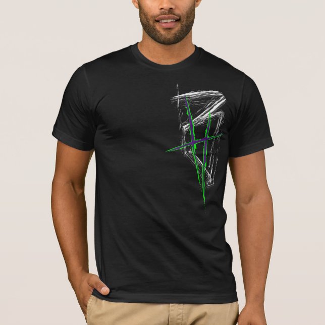 BrettHit | T-Shirt | [Black/Green] Logo Front/Back (Vorderseite)
