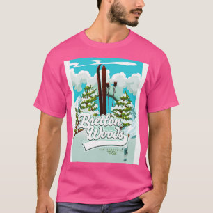 Bretton Woods New Hampshire zum Skifahren T-Shirt