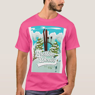 Bretton Woods New Hampshire zum Skifahren T-Shirt