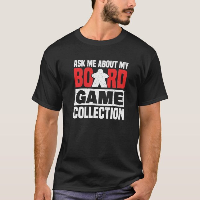 Brettspiel-Gamer T-Shirt (Vorderseite)
