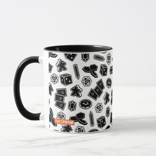 Brettspiel-Muster-Tasse Tasse (Links)