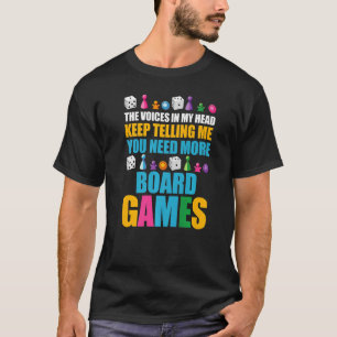 Brettspiel-Nacht Sie brauchen mehr Brettspiele T-Shirt