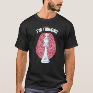 Brettspiel Schachmatt Schachspieler Großmeister Br T-Shirt