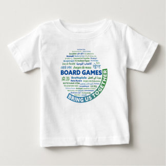 Brettspiele bringen uns zusammen mit Kleinkind-Shi Baby T-shirt