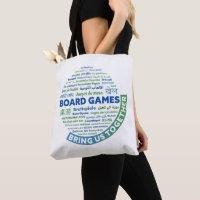 Brettspiele bringen uns zusammen Tasche