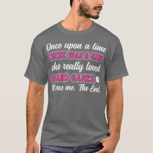 Brettspiele Girl Women Funny Game Night Board Game T-Shirt