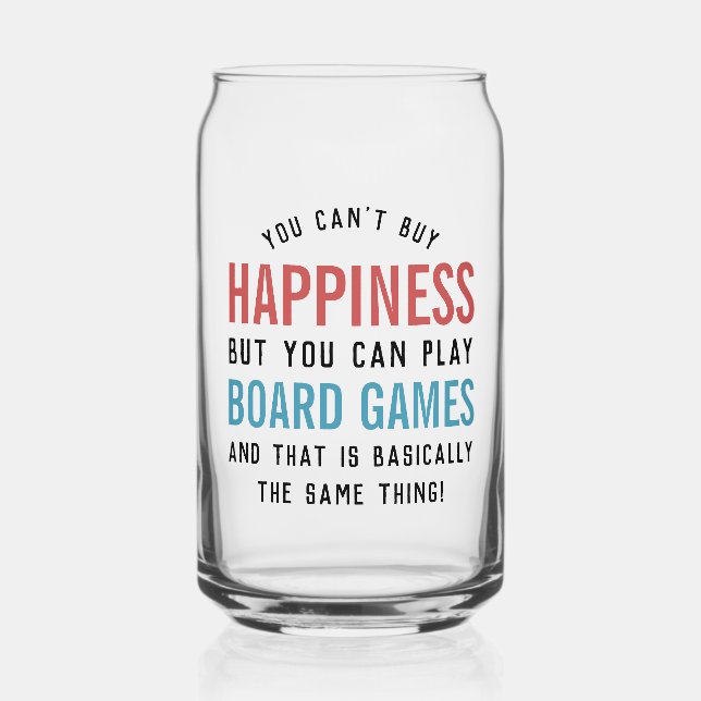 Brettspiele ist Happy Funny Board Games Lover Dosenglas (Vorderseite)