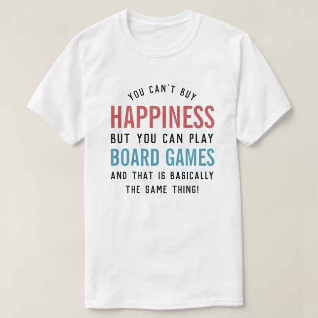 Brettspiele ist Happy Funny Board Games Lover T-Shirt (Design vorne)
