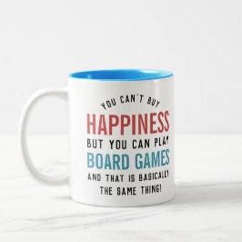 Brettspiele ist Happy Funny Board Games Lover Zweifarbige Tasse