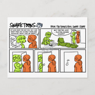 Brettspiele Postkarte