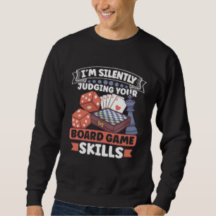 Brettspiele Schach Brettspiel Spieler Glücksspiel Sweatshirt