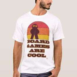 Brettspiele sind Cooler Spaß Meeple Hipster Art T-Shirt
