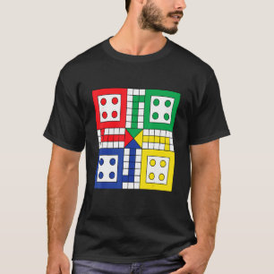 Brettspiele spielen Ludo auf Ihrer Illustrationsgr T-Shirt