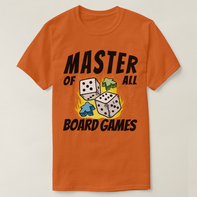 Brettspiele T-Shirt (Design vorne)