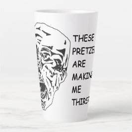 Bretzel-Gesichtspunkt-Tasse Milchtasse