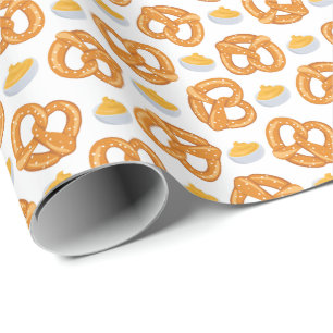 Bretzel & Käsepackpapier Geschenkpapier
