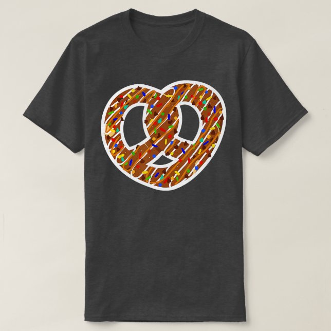 Bretzel mit Ochsen Funny Pretzel Day Kids Food A T-Shirt (Design vorne)