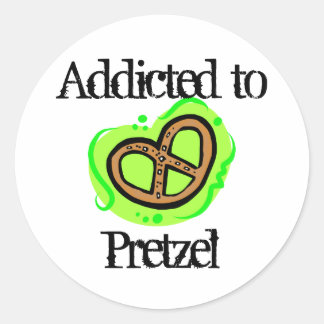 Bretzel Runder Aufkleber