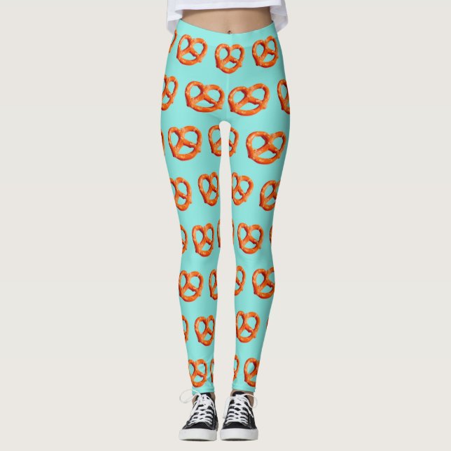 Bretzels Aquamarin 4Nina Leggings (Vorderseite)