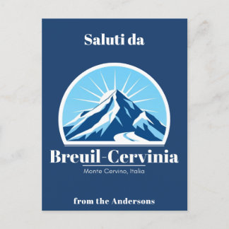 Breuil-Cervinia Monte Cervino italy Postkarte