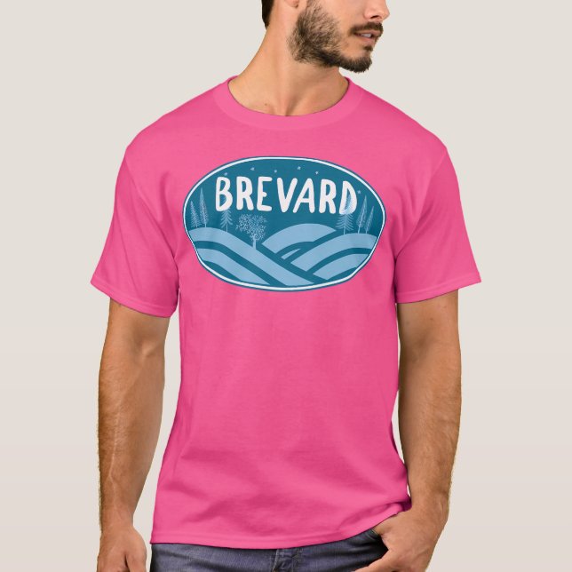 Brevard North Carolina Außenbereich Baseball Sleev T-Shirt (Vorderseite)