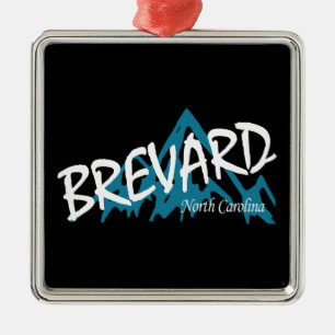 Brevard North Carolina Mountains Ornament Aus Metall