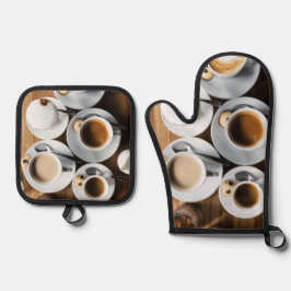Brew & Bake Ofenhandschuh & Topflappen-Set