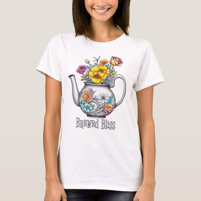 Brew Bliss Teapot T-Shirt (Vorderseite)