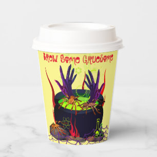 Brew einige grausige Kaffeehaus oder Spaß Pappbecher
