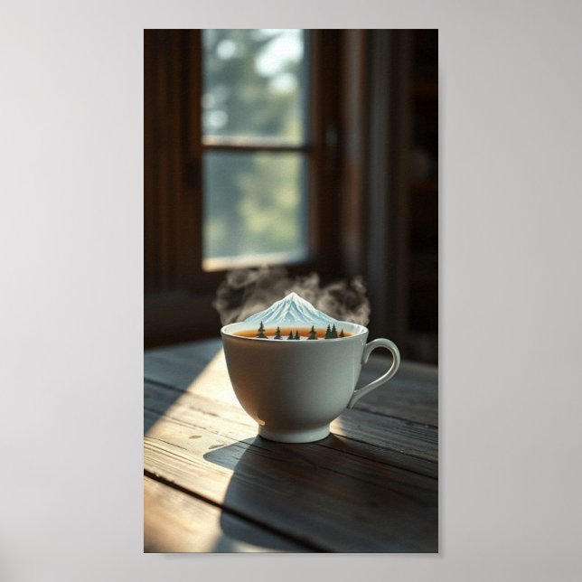Brew Escape - ein Berg in meinem Cup Poster (Vorne)