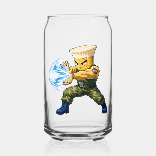 Brew Fighter Lager Dose Glas (Vorderseite)