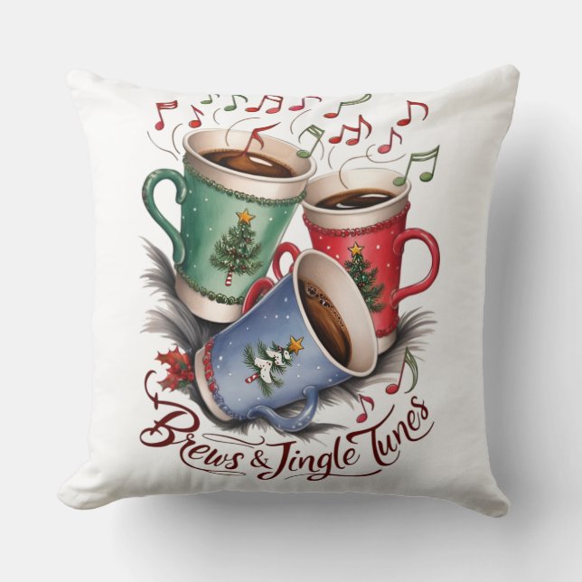 Brew&jingle-Melodien Kissen (Vorderseite)