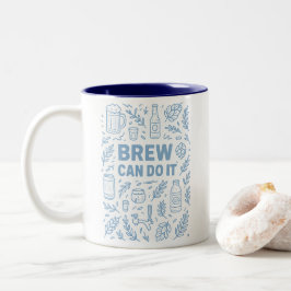 Brew kann es zweifarbige tasse