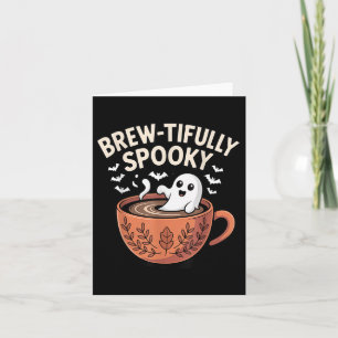 Brew-mütig Spuk ghoful-Kaffeehaus Karte