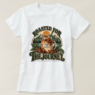 Brew Roam Repeat Vintage Eiskaffee Berg T-Shirt