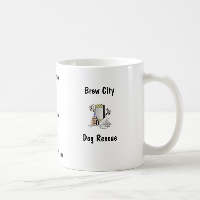Brew-Stadt-Hunderettungs-Kaffee-Tasse Tasse (Rechts)