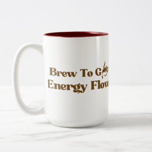 Brew to Go Energy Flow zwei Tonkaffee-Tasse Zweifarbige Tasse