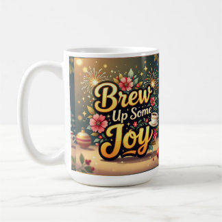 Brew up some joy merry Christmas Kaffeetasse