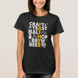 Brew Vater Ber Brewer Brewing Father Gift T-Shirt