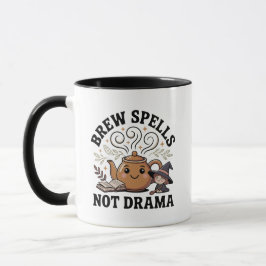 Brew-Zauber nicht Drama Tea Hexe Herbst Tasse