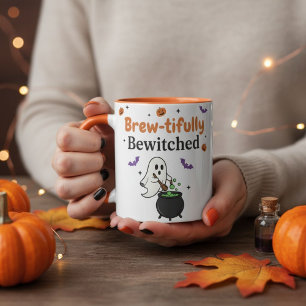 Brew-zitternd Niedlich Ghost-Halloween-Kaffee Tasse