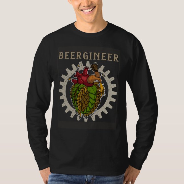 Brewer beer hops beer drinker brewery drinking T-Shirt (Vorderseite)
