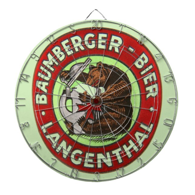 Brewerie Baumberger Langenthal, die Schweiz Dartscheibe (vorne)