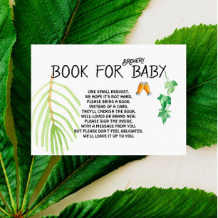 Brewery Baby - Color - Book For Baby Insert Card Platzkarte