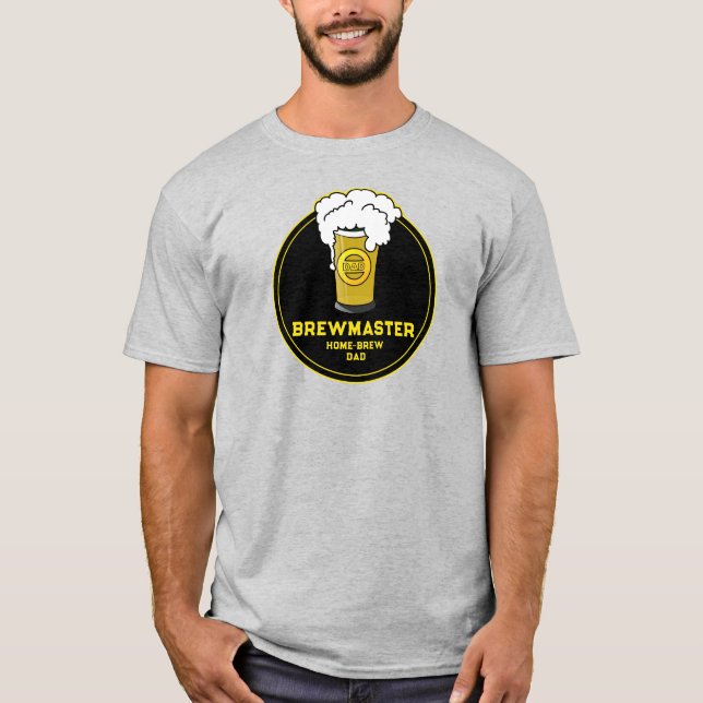 Brewmaster Beer Zuhause-brew Vater T-Shirt (Vorderseite)