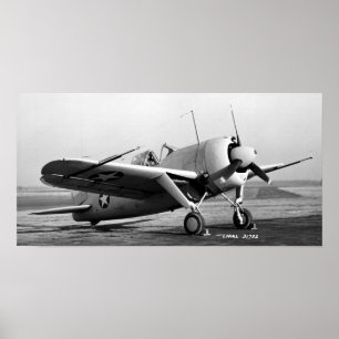 Brewster Buffalo F2A-2 Poster