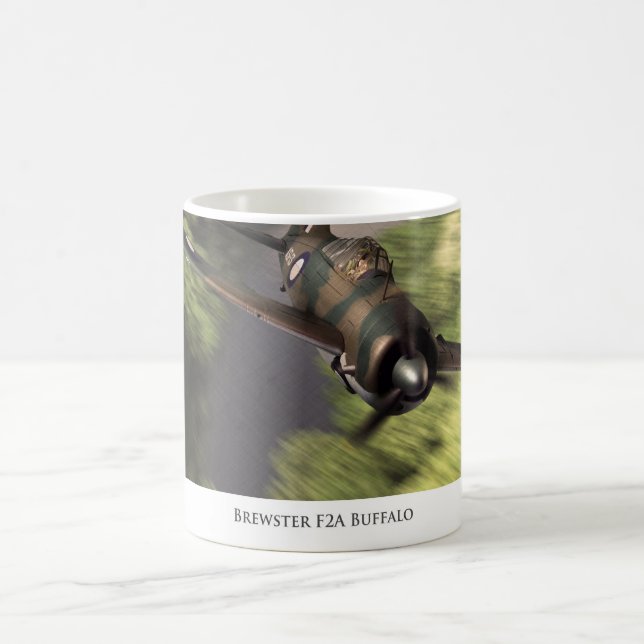 "Brewster F2A Buffalo"mug Tasse (Mittel)
