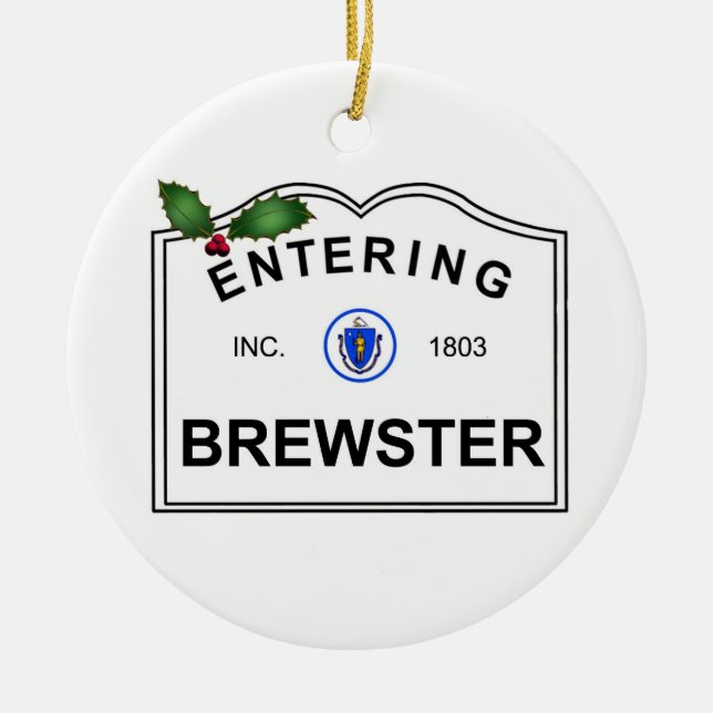 Brewster MA Keramikornament (Vorne)