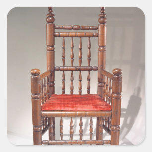 Brewster-Vorsitzende Quadratischer Aufkleber